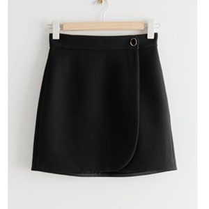 NWT &other stories Mini Wrap Skirt